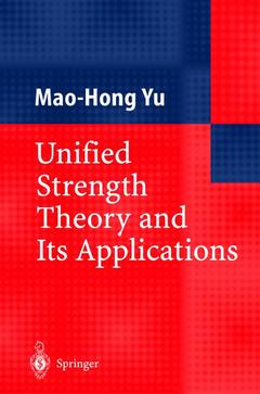 Couverture de l’ouvrage Unified Strength Theory and Its Applications
