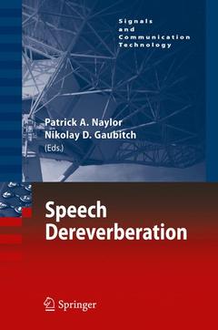 Cover of the book Speech Dereverberation