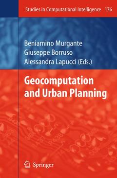 Couverture de l’ouvrage Geocomputation and Urban Planning