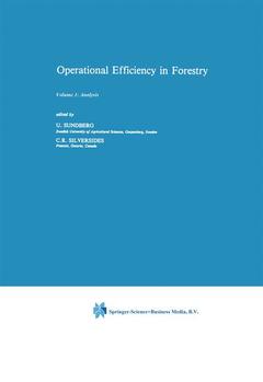 Cover of the book Operational Efficiency in Forestry