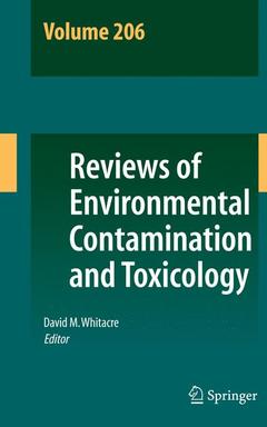 Couverture de l’ouvrage Reviews of Environmental Contamination and Toxicology Volume 206