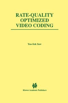 Couverture de l’ouvrage Rate-Quality Optimized Video Coding