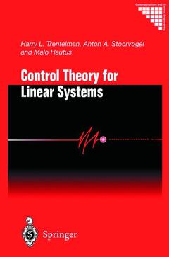 Couverture de l’ouvrage Control Theory for Linear Systems