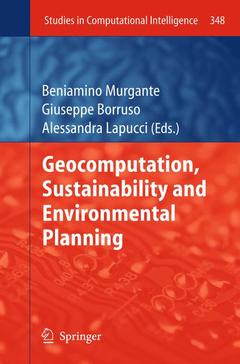 Couverture de l’ouvrage Geocomputation, Sustainability and Environmental Planning
