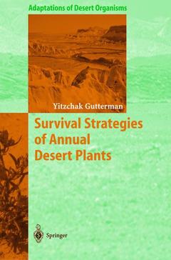 Couverture de l’ouvrage Survival Strategies of Annual Desert Plants