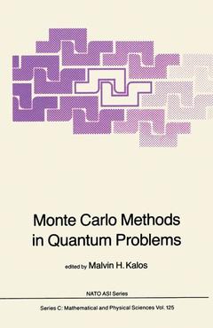 Couverture de l’ouvrage Monte Carlo Methods in Quantum Problems