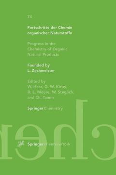 Couverture de l’ouvrage Fortschritte der Chemie organischer Naturstoffe / Progress in the Chemistry of Organic Natural Products