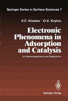 Couverture de l’ouvrage Electronic Phenomena in Adsorption and Catalysis on Semiconductors and Dielectrics