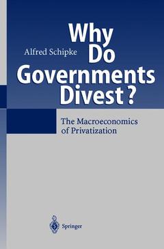 Cover of the book Why Do Governments Divest?