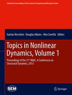 Couverture de l’ouvrage Topics in Nonlinear Dynamics, Volume 1