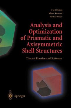 Couverture de l’ouvrage Analysis and Optimization of Prismatic and Axisymmetric Shell Structures