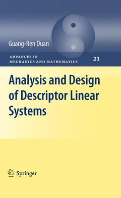 Couverture de l’ouvrage Analysis and Design of Descriptor Linear Systems