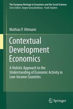 Couverture de l’ouvrage Contextual Development Economics