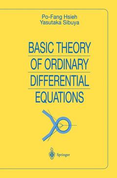 Couverture de l’ouvrage Basic Theory of Ordinary Differential Equations