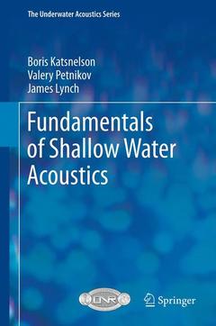 Couverture de l’ouvrage Fundamentals of Shallow Water Acoustics