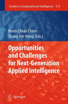 Couverture de l’ouvrage Opportunities and Challenges for Next-Generation Applied Intelligence