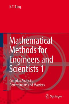 Couverture de l’ouvrage Mathematical Methods for Engineers and Scientists 1