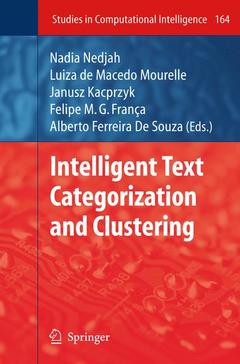 Couverture de l’ouvrage Intelligent Text Categorization and Clustering