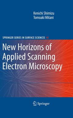 Couverture de l’ouvrage New Horizons of Applied Scanning Electron Microscopy
