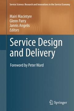 Couverture de l’ouvrage Service Design and Delivery