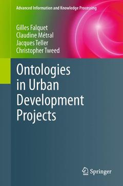 Couverture de l’ouvrage Ontologies in Urban Development Projects