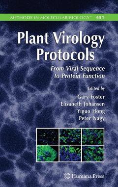 Couverture de l’ouvrage Plant Virology Protocols