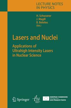 Couverture de l’ouvrage Lasers and Nuclei