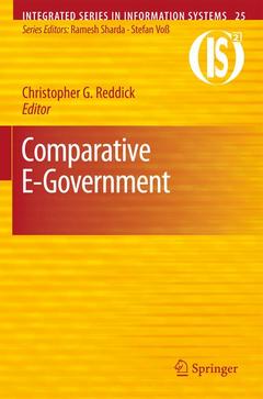 Couverture de l’ouvrage Comparative E-Government