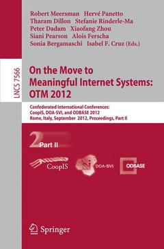 Couverture de l’ouvrage On the Move to Meaningful Internet Systems: OTM 2012