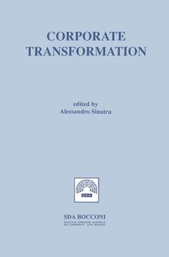 Couverture de l’ouvrage Corporate Transformation