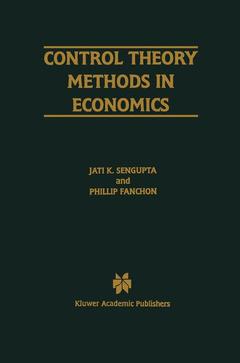 Couverture de l’ouvrage Control Theory Methods in Economics