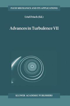 Couverture de l’ouvrage Advances in Turbulence VII
