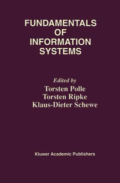 Couverture de l’ouvrage Fundamentals of Information Systems