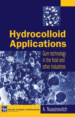Couverture de l’ouvrage Hydrocolloid Applications
