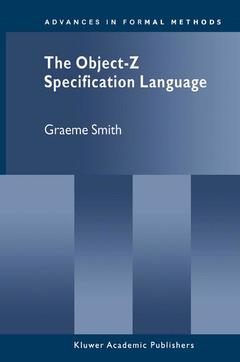Couverture de l’ouvrage The Object-Z Specification Language