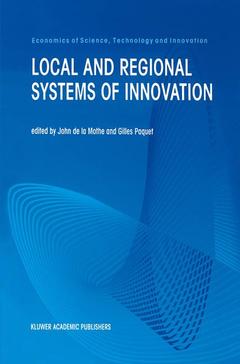 Couverture de l’ouvrage Local and Regional Systems of Innovation
