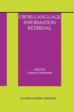Cover of the book Cross-Language Information Retrieval