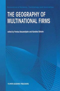 Cover of the book The Geography of Multinational Firms