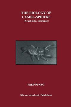 Couverture de l’ouvrage The Biology of Camel-Spiders