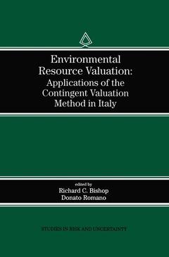 Cover of the book Environmental Resource Valuation