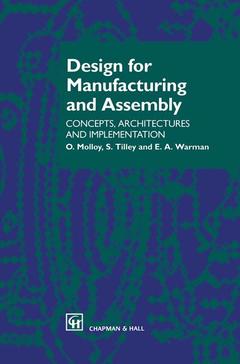 Couverture de l’ouvrage Design for Manufacturing and Assembly
