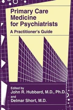 Couverture de l’ouvrage Primary Care Medicine for Psychiatrists