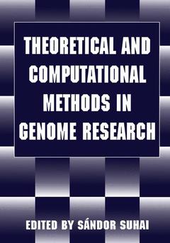 Cover of the book Theoretical and Computational Methods in Genome Research