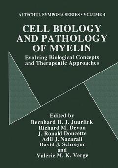 Couverture de l’ouvrage Cell Biology and Pathology of Myelin