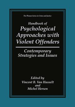 Couverture de l’ouvrage Handbook of Psychological Approaches with Violent Offenders