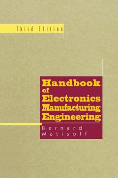 Cover of the book Handbook of Electronics Manufacturing Engineering