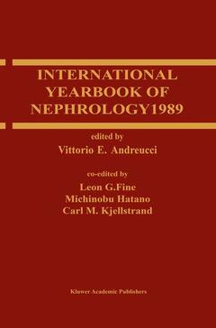 Couverture de l’ouvrage International Yearbook of Nephrology 1989