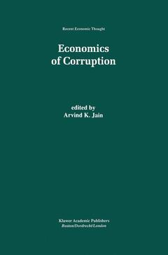 Couverture de l’ouvrage Economics of Corruption