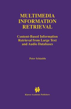 Couverture de l’ouvrage Multimedia Information Retrieval