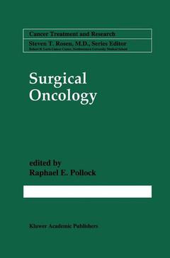 Couverture de l’ouvrage Surgical Oncology